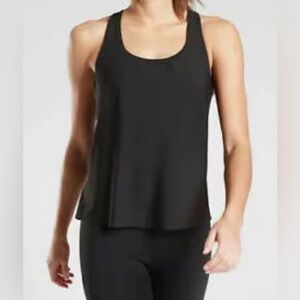 Athleta Black 2 In 1 Ultimate Support Top-XS NWT
